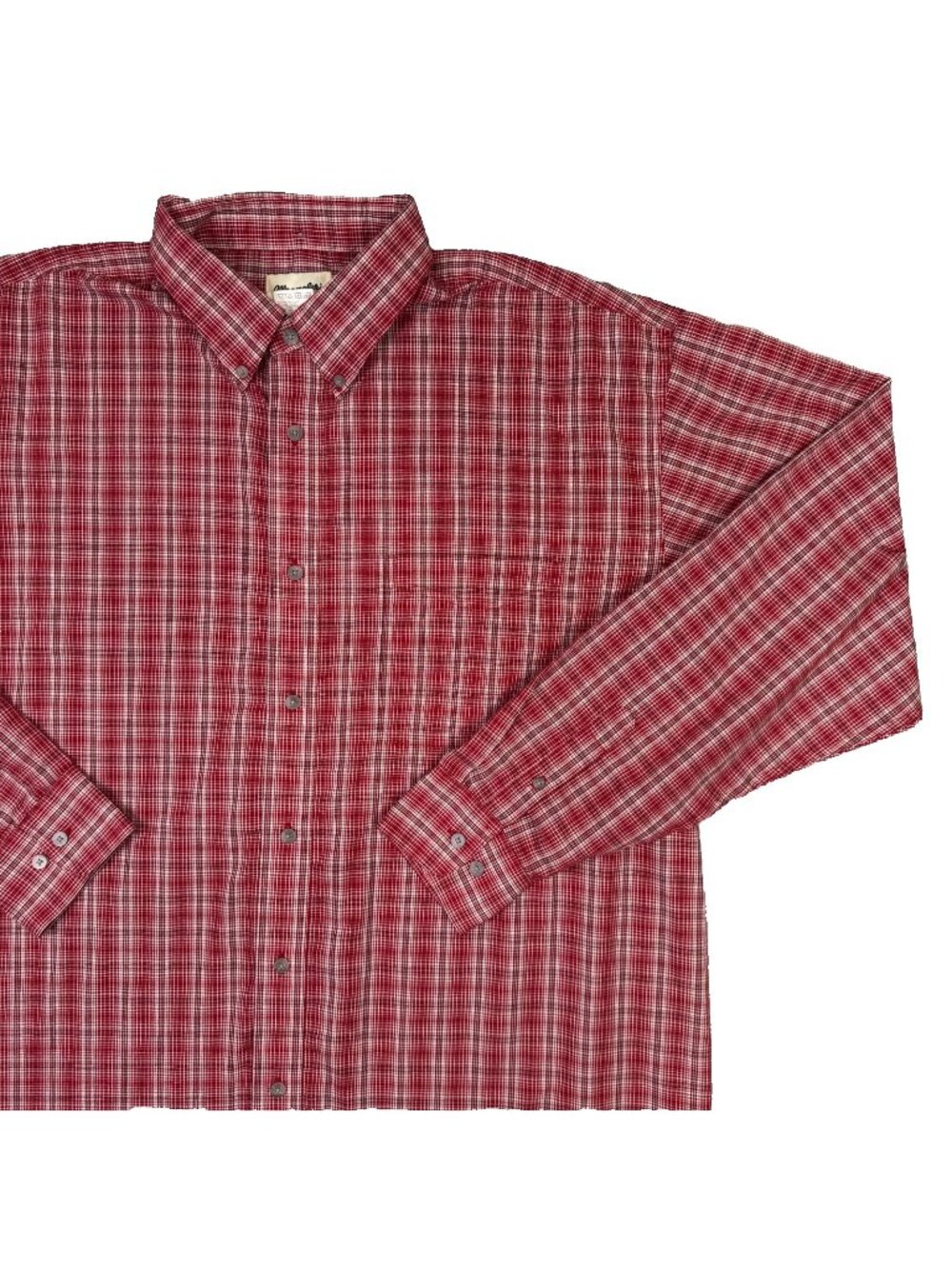 Wrangler Riata Shirt Mens 2XLT Red Plaid Button Down Western Cowboy 2XL Tall - Picture 1 of 11